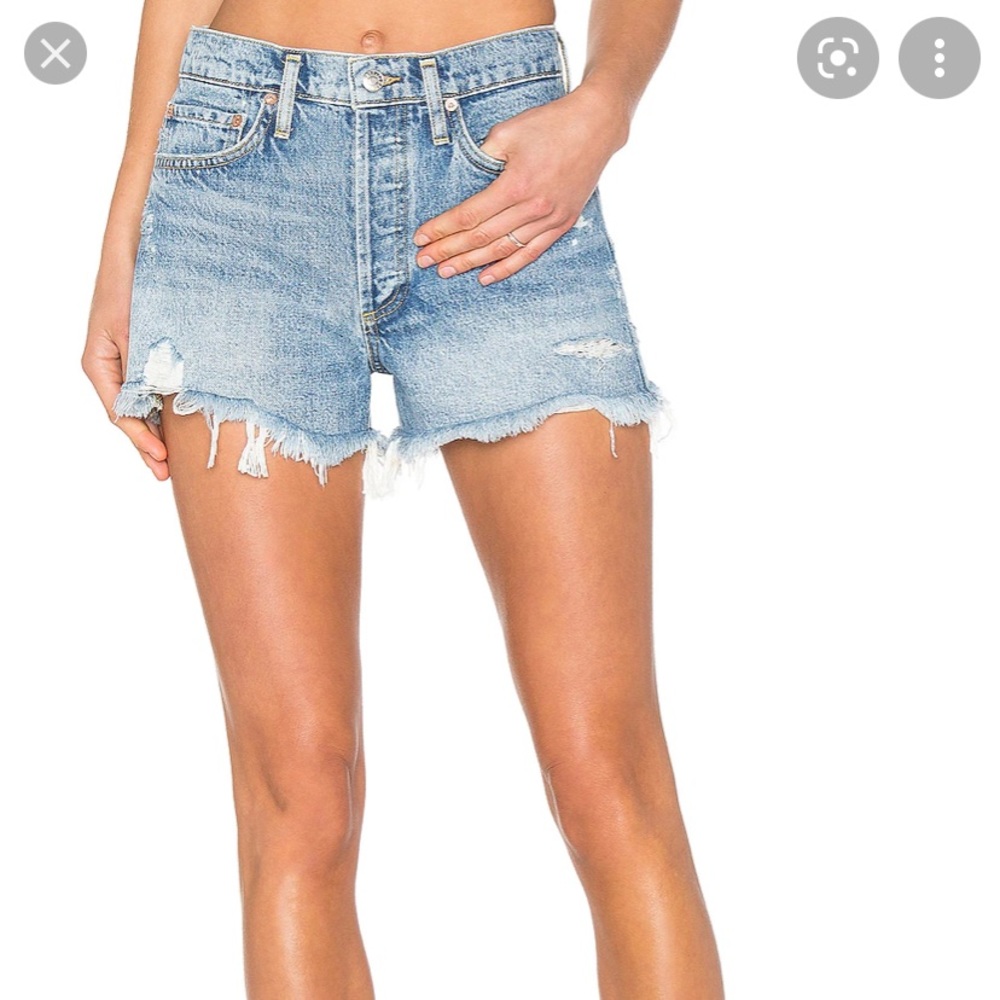 AGOLDE Parker vintage cutoff short